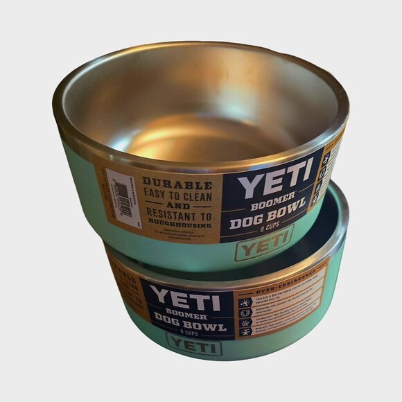 Yeti Other - 💥Yeti Set of 2ea 8 Cup Kibble/Water Dog Bowl "seafoam"  NWT